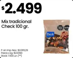 Changomas Check mix tradicional oferta