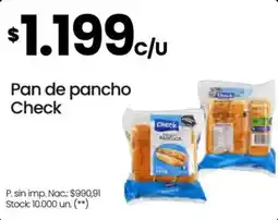 Changomas Check pan de pancho oferta