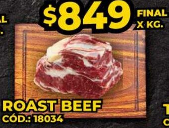 Diarco Roast Beef x kg. oferta