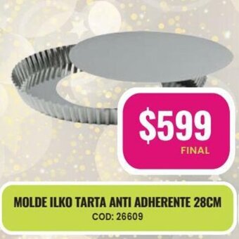 Maxiconsumo Molde Ilko Tarta Anti Adherente 28 cm oferta