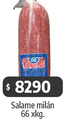 Autoservicio Capo 66 salame milán oferta