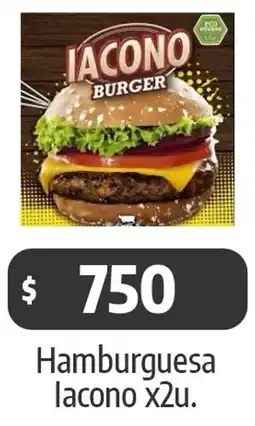 Autoservicio Capo Lacono hamburguesa oferta