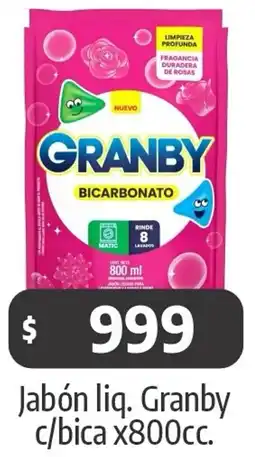 Autoservicio Capo Granby jabón liq. c/bica oferta