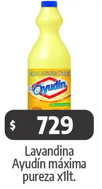 Autoservicio Capo Ayudín lavandina máxima pureza oferta