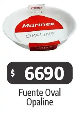 Autoservicio Capo Fuente oval opaline oferta