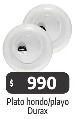 Autoservicio Capo Plato hondo/playo durax oferta