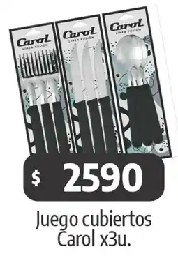 Autoservicio Capo Juego cubiertos čarol oferta