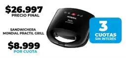 Supermayorista Vital Mondial sandwichera practil grill oferta