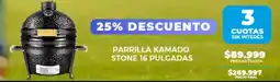 Supermayorista Vital Parrilla kamado stone 16 pulgadas oferta