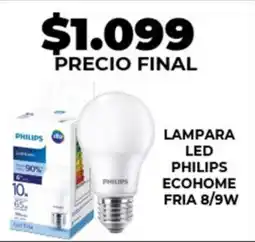Supermayorista Vital Philips lampara ecohome fria 8/9w oferta