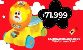 Supermayorista Vital Caminador/andador winfun leon 3 en 1 oferta
