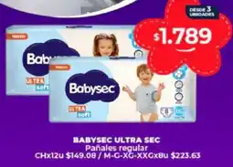 Supermayorista Vital Babysec ultra sec pañales regular oferta