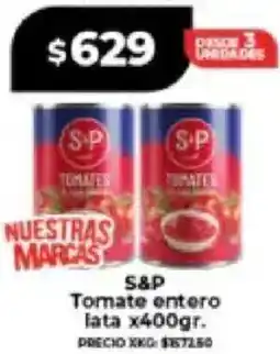 Supermayorista Vital S&P tomate entero lata oferta