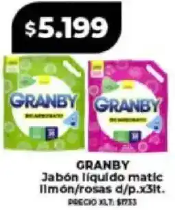 Supermayorista Vital Granby jabón líquido matic oferta