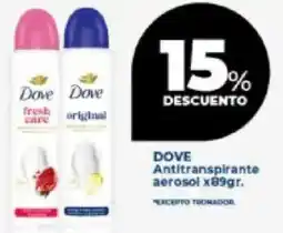 Supermayorista Vital Dove antitranspirante aeroso oferta