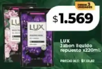 Supermayorista Vital Lux jabon liquido repuesto oferta
