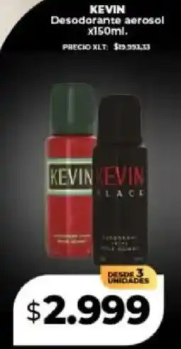 Supermayorista Vital Kevin desodorante aerosol oferta