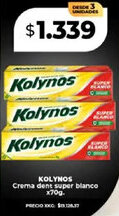Supermayorista Vital Kolynos crema dent super blanco oferta