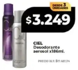 Supermayorista Vital Ciel desodorante aerosol oferta