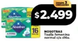 Supermayorista Vital Nosotras toalla femenina normal c/a oferta