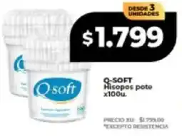Supermayorista Vital Q-soft hisopos pote oferta