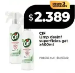 Supermayorista Vital Cif limp desinf superficies gat oferta