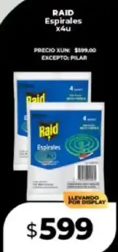 Supermayorista Vital Raid espirales oferta