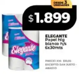 Supermayorista Vital Elegante papel hig blanco h/s oferta