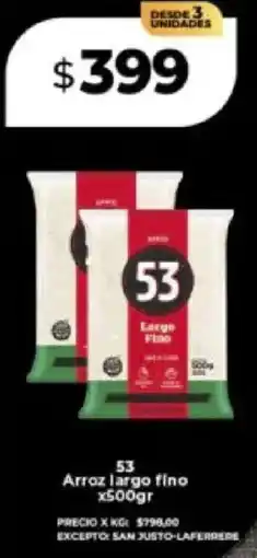 Supermayorista Vital 53 arroz largo fino oferta