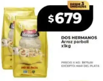 Supermayorista Vital Dos hermanos arroz parboll oferta