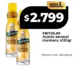 Supermayorista Vital Fritolim aceite aerosol manteca oferta