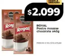Supermayorista Vital Royal postre mousse chocolate oferta