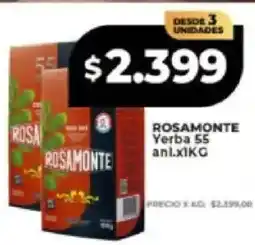 Supermayorista Vital Rosamonte yerba 55 ani. oferta
