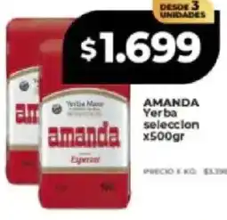 Supermayorista Vital Amanda yerba seleccion amanda oferta