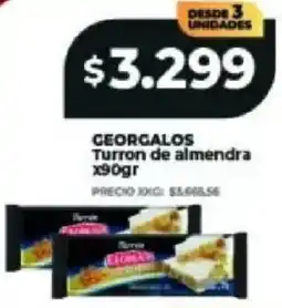 Supermayorista Vital Georgalos turron de almendra oferta