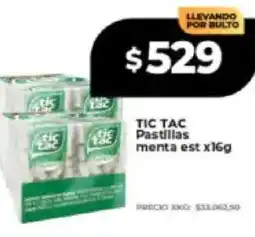 Supermayorista Vital Tic tac pastillas menta est oferta