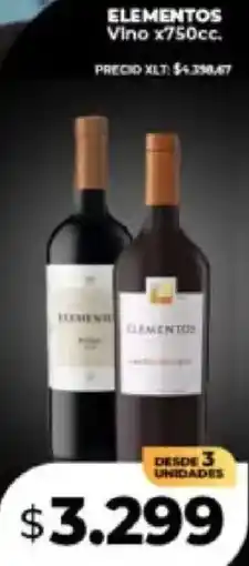 Supermayorista Vital Elementos vino oferta