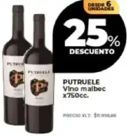 Supermayorista Vital Putruele vino malbec oferta