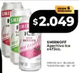 Supermayorista Vital Smirnoff aperitivo ice oferta