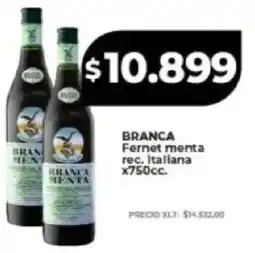 Supermayorista Vital Branca fernet menta rec, italiana oferta