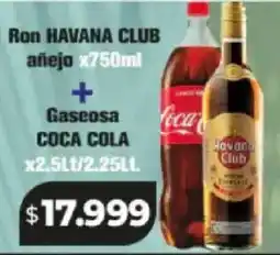 Supermayorista Vital Ron havana club añejo + coca cola oferta