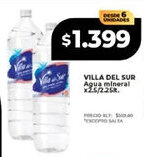 Supermayorista Vital Villa del sur agua mineral oferta