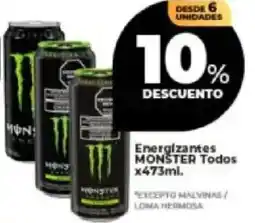 Supermayorista Vital Monster energizantes todos oferta