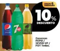 Supermayorista Vital Gaseosas pepsi/ seven up / pdt todas oferta