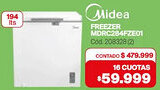 Naldo Lombardi Midea freezer oferta