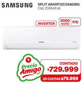 Naldo Lombardi Samsung split inverter oferta