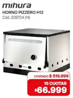 Naldo Lombardi Mihura horno pizzero H12 oferta