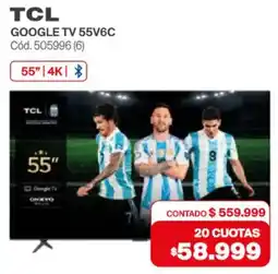 Naldo Lombardi Tcl google tv 55" oferta