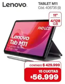 Naldo Lombardi Lenovo tab M11 oferta
