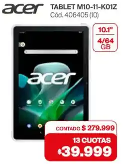 Naldo Lombardi Acer tablet 10.1" oferta